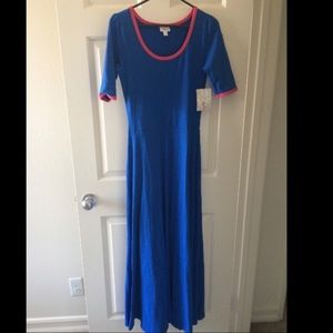 LuLaRoe Maxi Long Nicole Dress Small